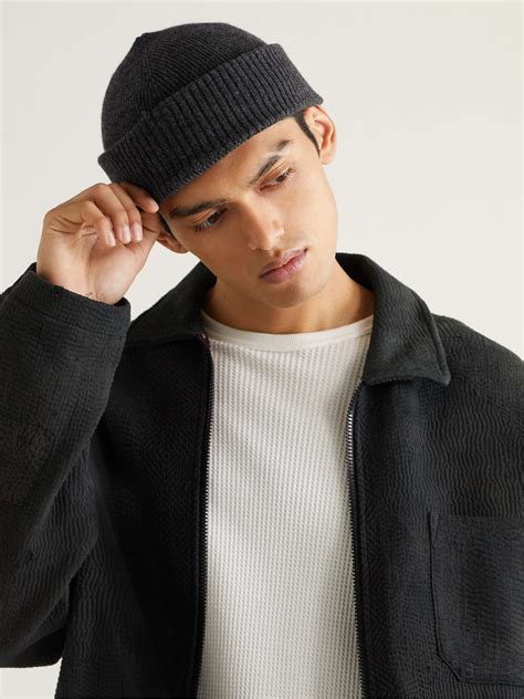 Wool and cashmere beanie 